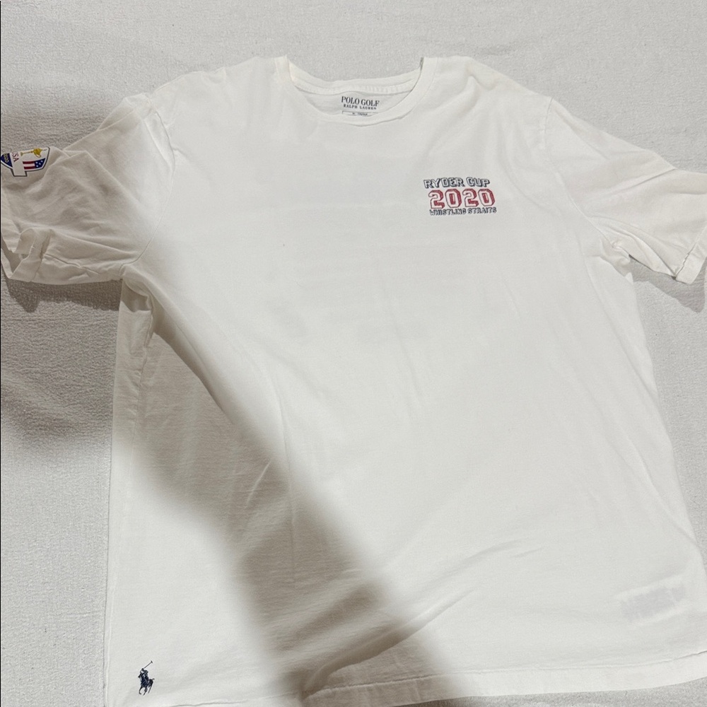 Polo by Ralph Lauren White Tee with Red Graphic